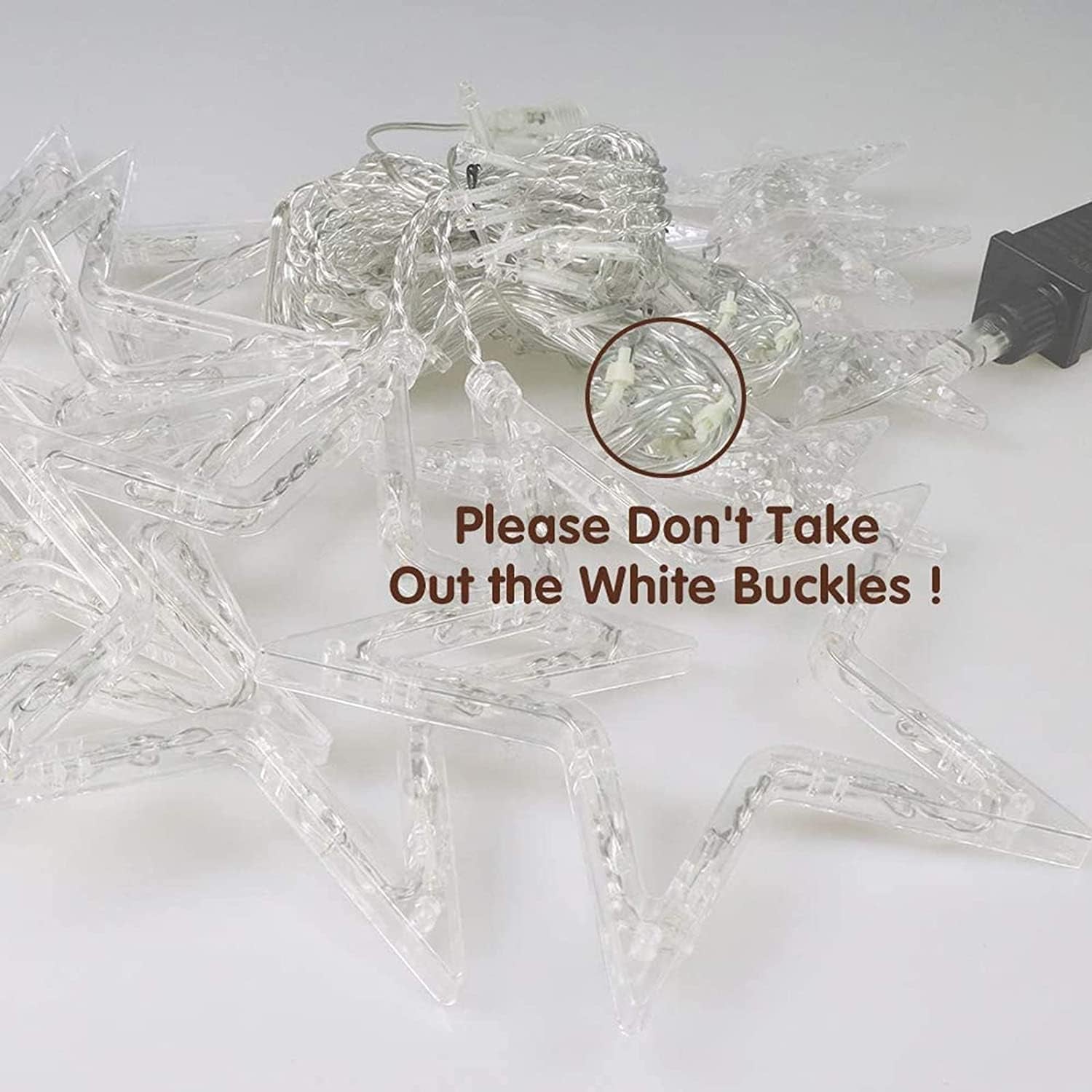 Star Curtain Lights 12 Stars 138 LED Multicolor Christmas Window Lights,Curtain String Lights Wall Decor Plug in for Inoor Outdoor with 8 Modes,Waterproof Hanging Wall Lights for Christmas Decorations